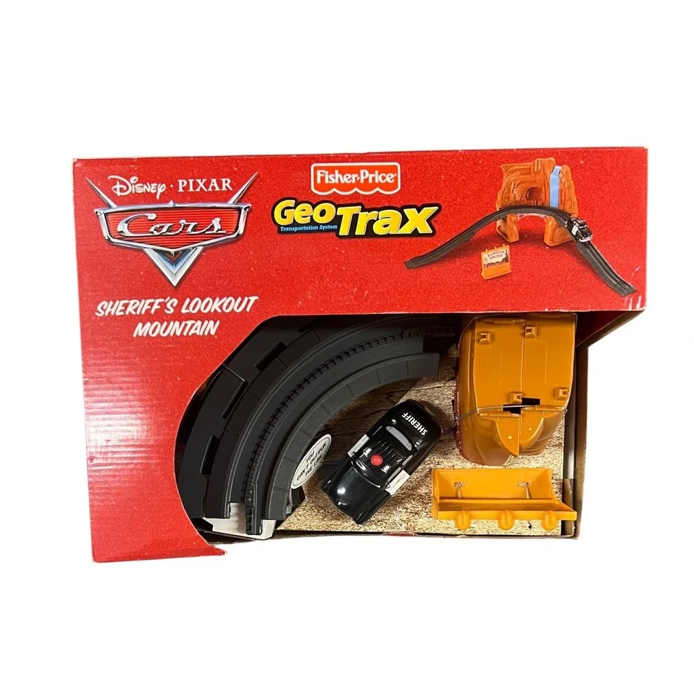 GeoTrax Pixar Cars Sheriffs Lookout Mountain Disney Fisher-Price New